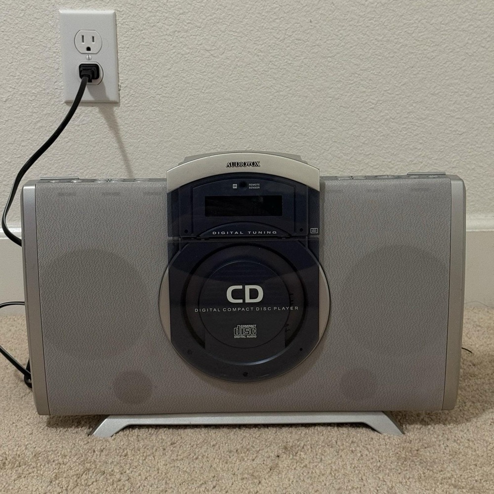 AudioVox CD3302 AM/FM CD Player NO REMOTE / CASSETTE NOT WORKING / CD WORKS